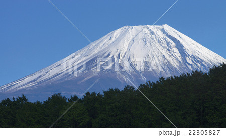 早春の富士山　16：9 22305827