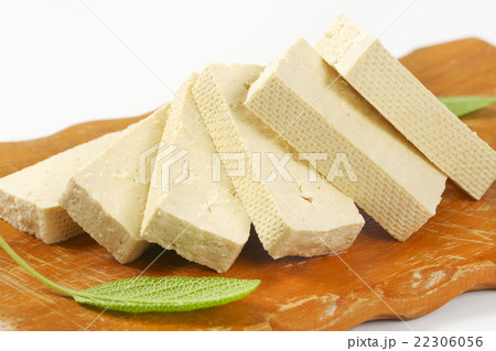 Slices of bean curd (tofu) 22306056