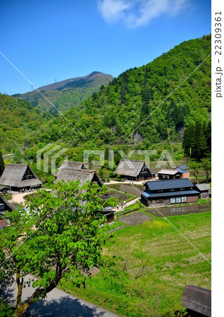 菅沼合掌集落・全景(3) 菅沼合掌集落・全景(3) 22309361