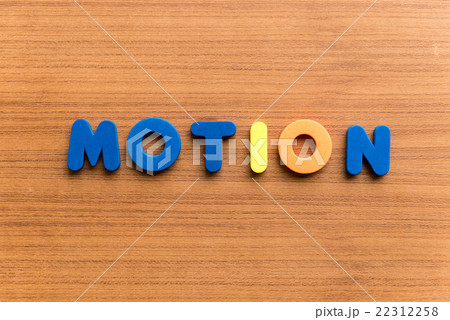 motion  colorful word 22312258