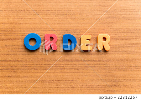 order colorful word 22312267