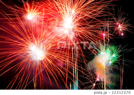 Fireworks against a black sky Fireworks against a black sky 22312370