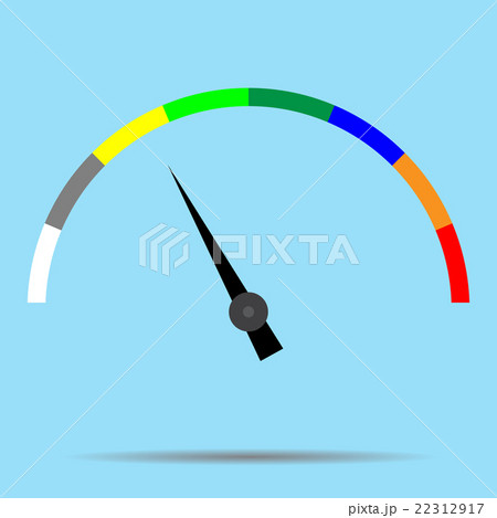 Indicator color spectrum barometer full vector 22312917