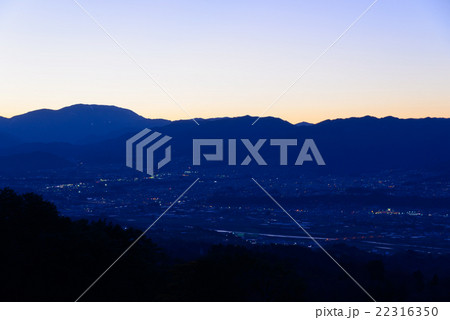 長野 飯田の夕景 長野 飯田の夕景 22316350