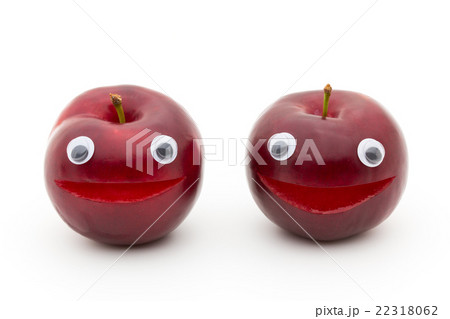 目玉シール・プラム:wiggly eyed plums 22318062