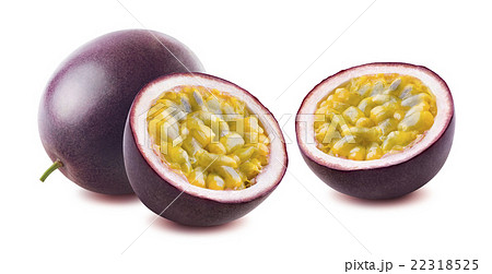 Passionfruit maraquia double options isolated Passionfruit maraquia double options isolated 22318525