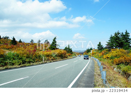 栗駒高原のドライブウェイ 22319434