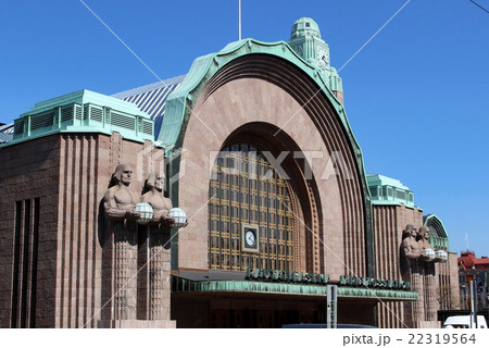ヘルシンキ中央駅の写真素材