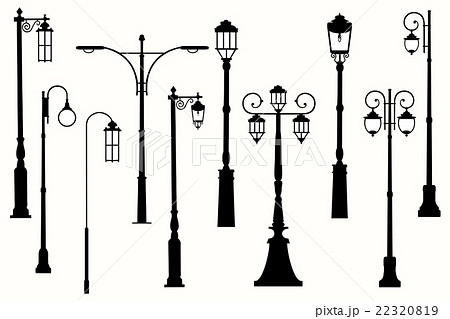 Collection vector city street lanterns 22320819
