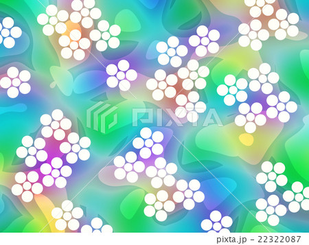 もやぼかしに花模様 22322087