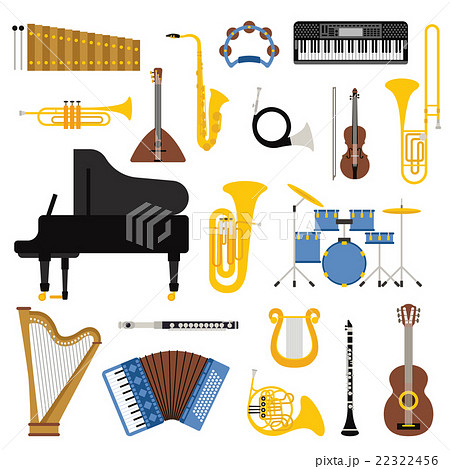 Music instruments vector illustration.  22322456