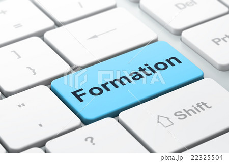 Education concept: Formation on computer keyboard 22325504