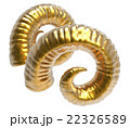 Horns sheep golden 22326589