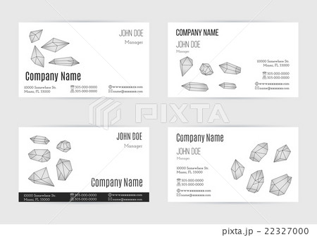 Set of business card templates Set of business card templates 22327000