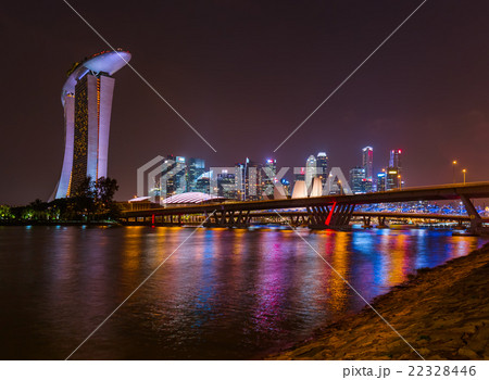 Singapore city skyline 22328446