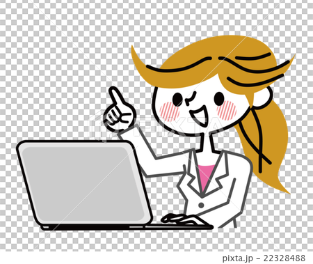 White female PC finger pointing 22328488