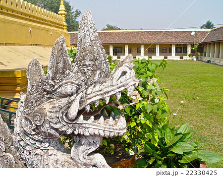 タート・ルアンの「石の魔物」(ビエンチャン/ラオス) タート・ルアンの「石の魔物」(ビエンチャン/ラオス) 22330425