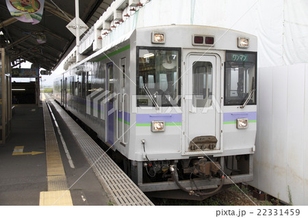 富良野線 普通列車 旭川駅 富良野線 普通列車 旭川駅 22331459