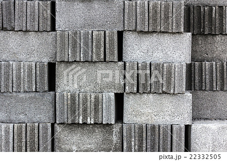 Stack of cement blocks 22332505