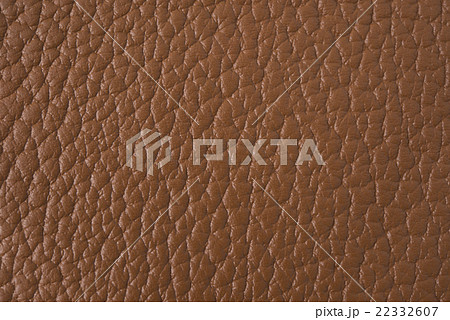 茶色の牛革のアップ 22332607