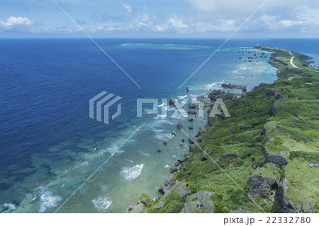 宮古島 東平安名崎 空撮 宮古島 東平安名崎 空撮 22332780