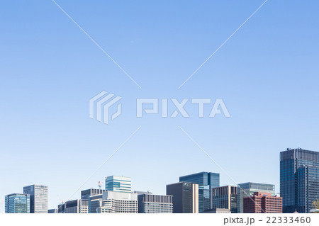 東京・丸の内方面の空 東京・丸の内方面の空 22333460