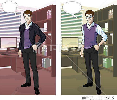 Caucasian Businessman in office interior Caucasian Businessman in office interior 22334715