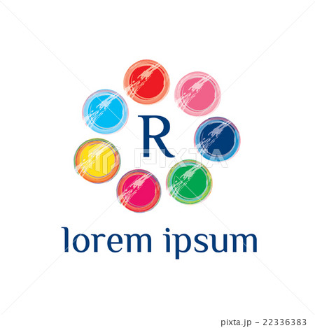 R letter vector logo template (sign, symbol, emble 22336383