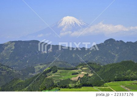 清水吉原から望む富士山 22337176