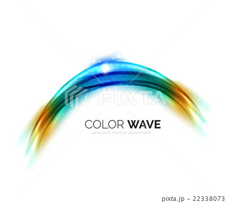 Blurred vector wave design elements 22338073