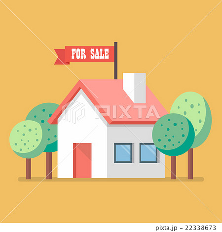 House for sale flat icon 22338673