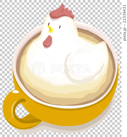 立體聲拿鐵藝術蓬鬆雞 22339431