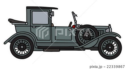 Vintage gray limousine Vintage gray limousine 22339867