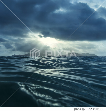 Indian Ocean, Island, Sunset Indian Ocean, Island, Sunset 22340550