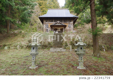 信州　上伊那　箕輪町の神社　五社権現　覆屋の中の本殿は大隅流　柴宮長左衛門矩重の作品 22341759