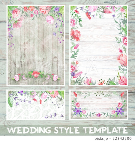 Vintage Summer Wedding Style Template 22342200