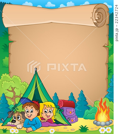 Camping theme parchment 3 Camping theme parchment 3 22342724