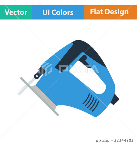 Flat design icon of jigsaw icon 22344302