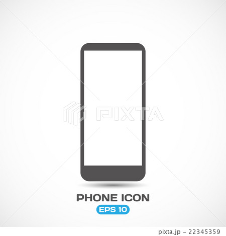 Flat Style Modern Phone Icon Vector Illustration 22345359