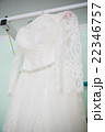 Modern white wedding dress 22346757