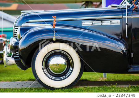 Vintage black car Vintage black car 22347349
