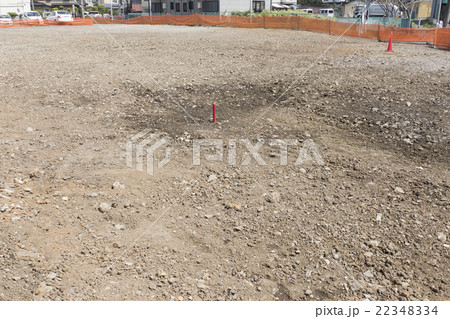 住宅 分譲住宅 宅地造成 区画 基礎工事前イメージ 縄張り 水盛り 住宅 分譲住宅 宅地造成 区画 基礎工事前イメージ 縄張り 水盛り 22348334