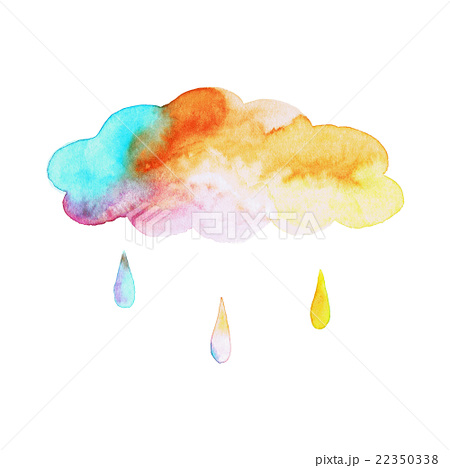 雨雲のイラスト素材