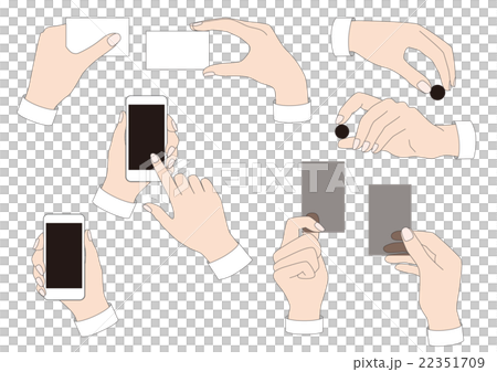 物を持つ手 1のイラスト素材