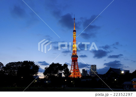 東京タワーの夜景 東京タワーの夜景 22352297