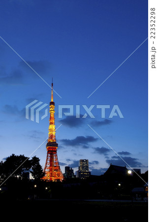 東京タワーの夜景 東京タワーの夜景 22352298