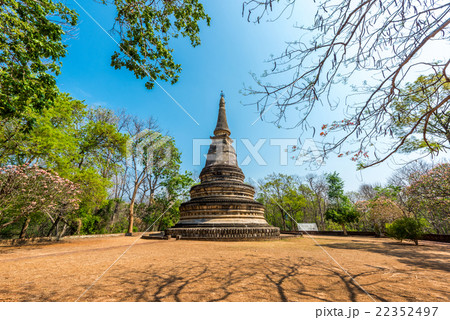 Ancient Pagoda. Wat U-mong (Tunnel temple) Ancient Pagoda. Wat U-mong (Tunnel temple) 22352497