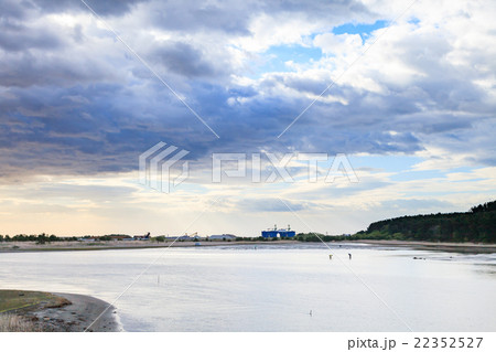 青森県　六ヶ所村　鷹架沼 22352527