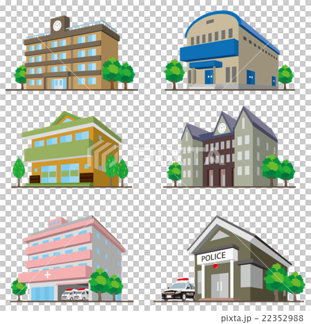 Building / solid figure - Stock Illustration [22352988] - PIXTA