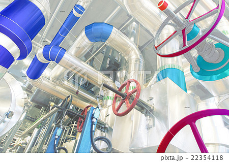 design of factory combined with photo design of factory combined with photo 22354118